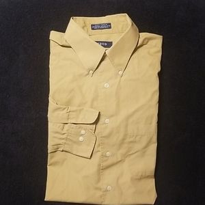 Izod Button Down Silky Poplin 15.5-32.5